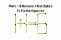 Matchstick Riddle: Solve 1x5=8 by Moving Just 1 Stick