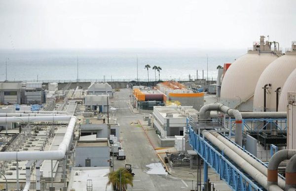 Hyperion sewage treatment plant in Playa del Rey is across the street from Dockweiler State Beach.